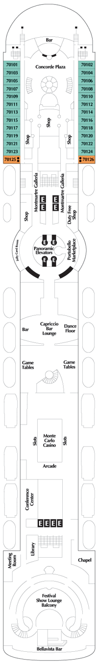 Carmen Deck Plan