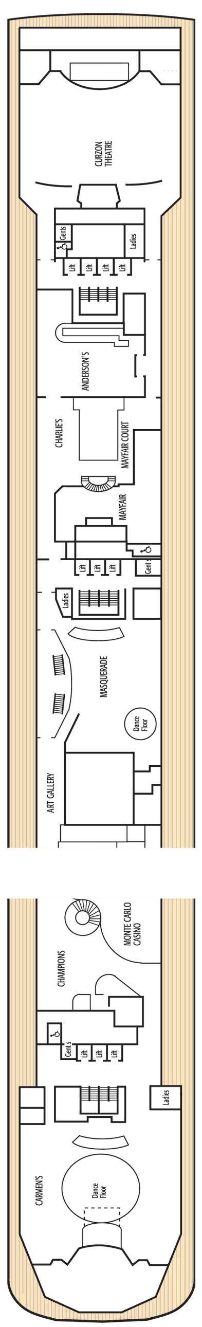 Prom Deck Deck Plan