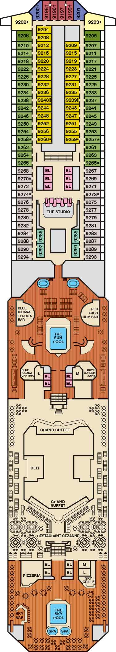 Lido Deck Plan