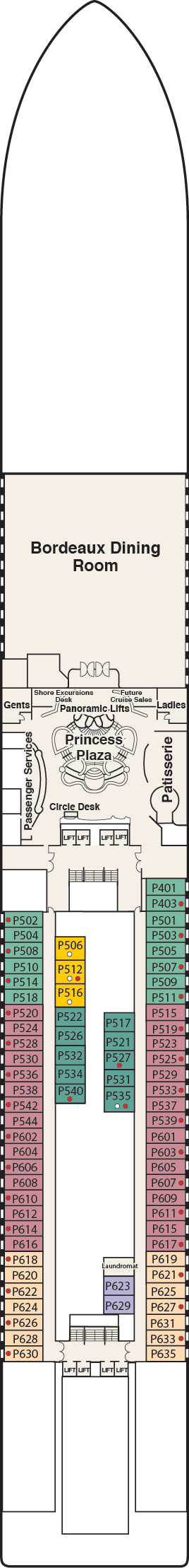 Plaza Deck Plan