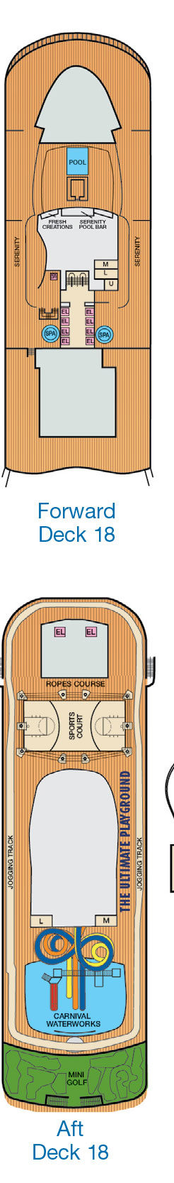 Deck 18 Deck Plan
