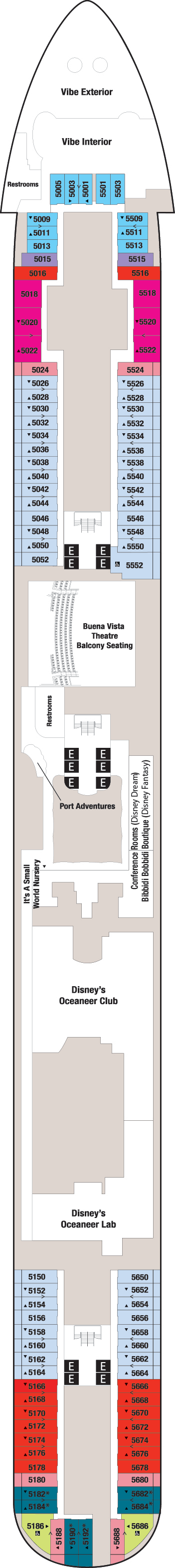 Deck 5 Deck Plan