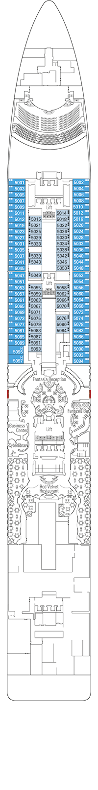 Fantasia Deck Plan