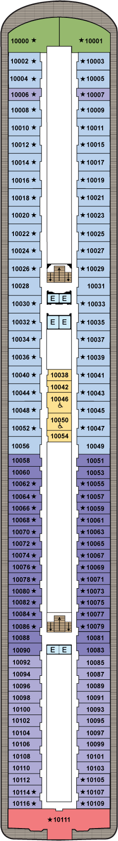 Deck 10 Deck Plan