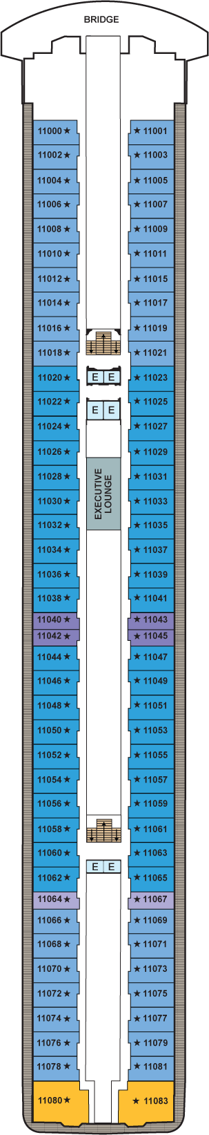 Deck 11 Deck Plan