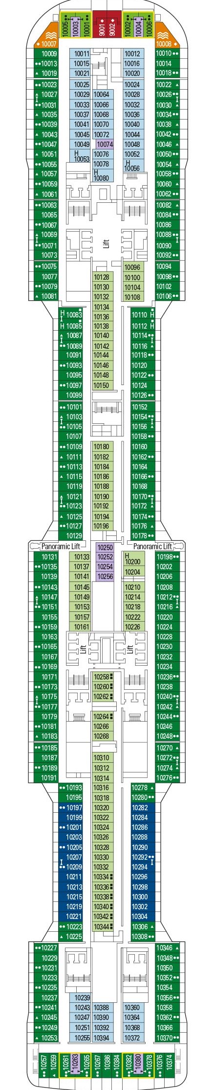 Hagia Sofia Deck Plan