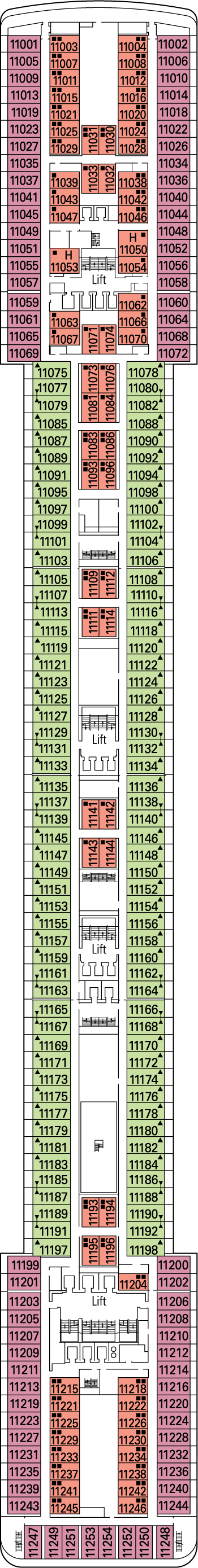 Adagio Deck Plan