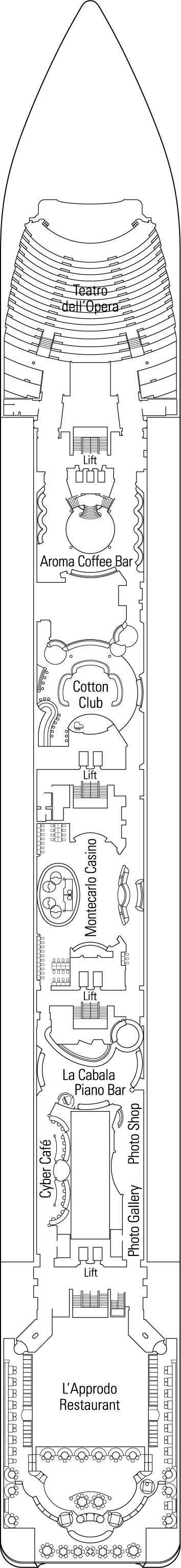 Otello Deck Plan