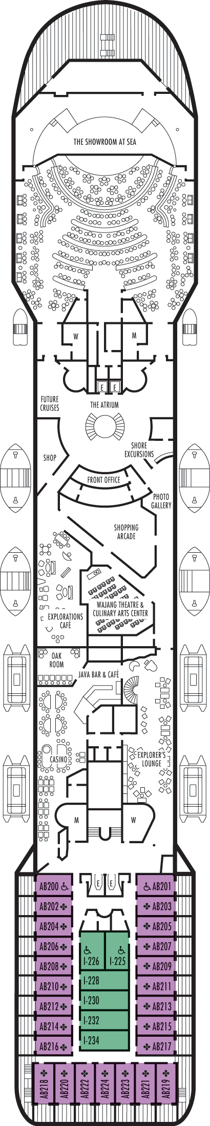 Promenade Deck Deck Plan