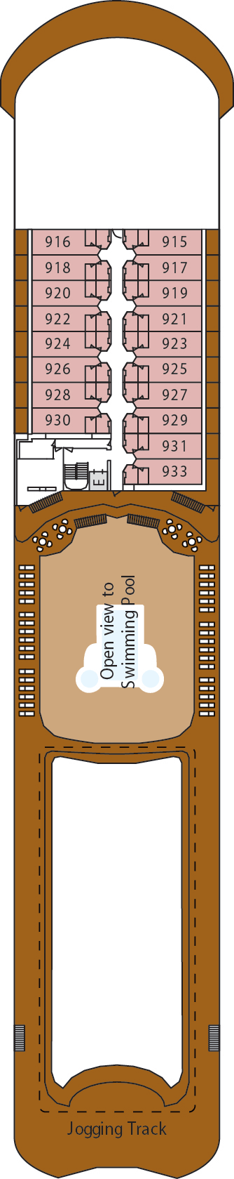 Deck 9 Deck Plan