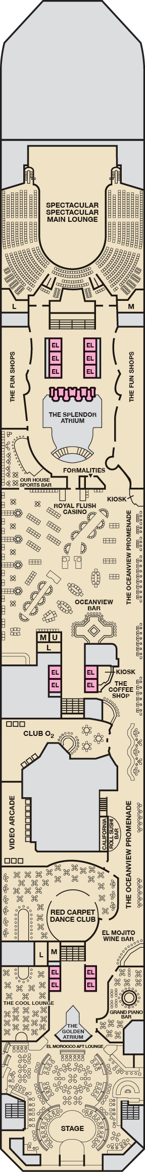 Promenade Deck Plan