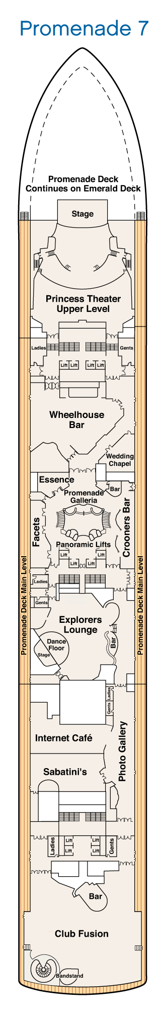 Promenade Deck Plan