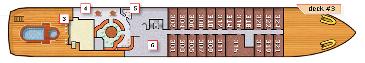 Deck 3 Deck Plan