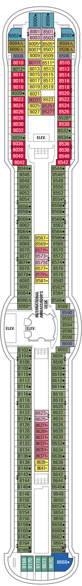 Jewel Of The Seas | Deck Plans, Real Photos & Deals