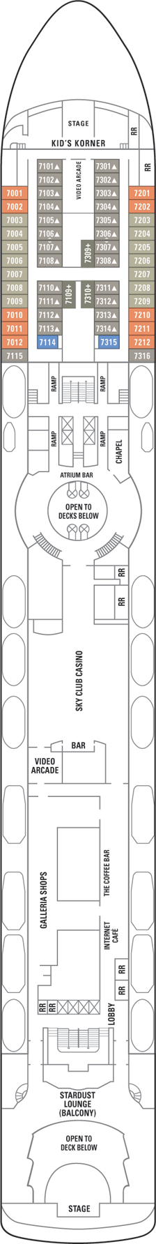 Deck 7 Deck Plan