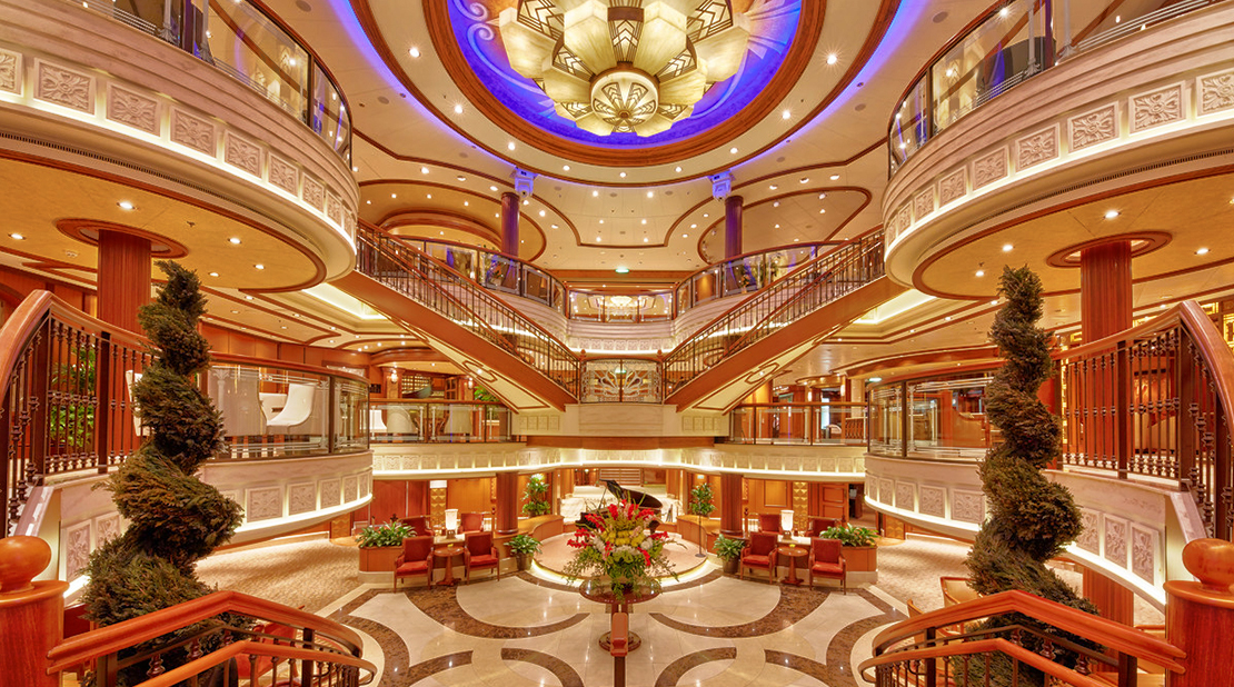 Cunard Queen Elizabeth Atrium 