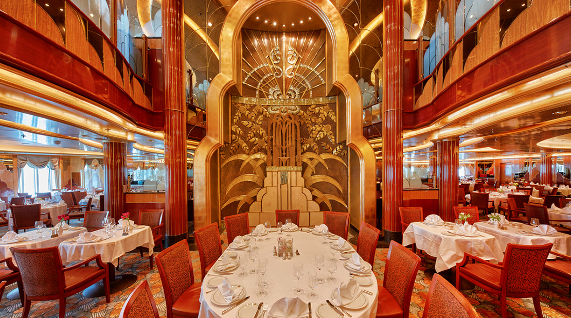 Cunard Queen Elizabeth Britannia Restaurant 